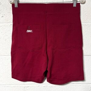 Vintage Bike Track Shorts NOS Deadstock Maroon Red Burgundy Gym Running USA M